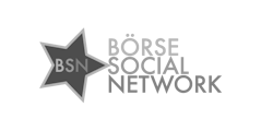 Logo Börse Social Network grau