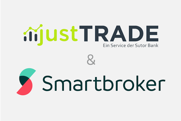 Logo von Smartbroker und justTrade