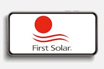smartphonebildschirm-mit-logo-des-unternehmens-first-solar