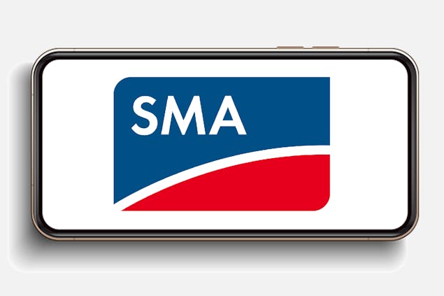 smartphonebildschirm-mit-logo-des-unternehmens-sma-solar