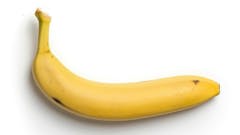 krumme-banane-weißer-hintergund