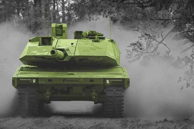 panzer-gruen-grauer-hintergund-rheinmetall