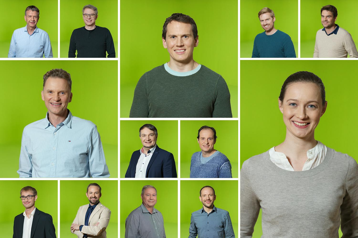 Collage von Top wikifolio Tradern während des Tradershootings 2021